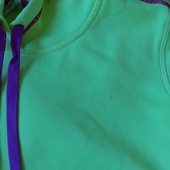 Danskin Neon Sweatshirt Size Small - Picture 5 of 5
